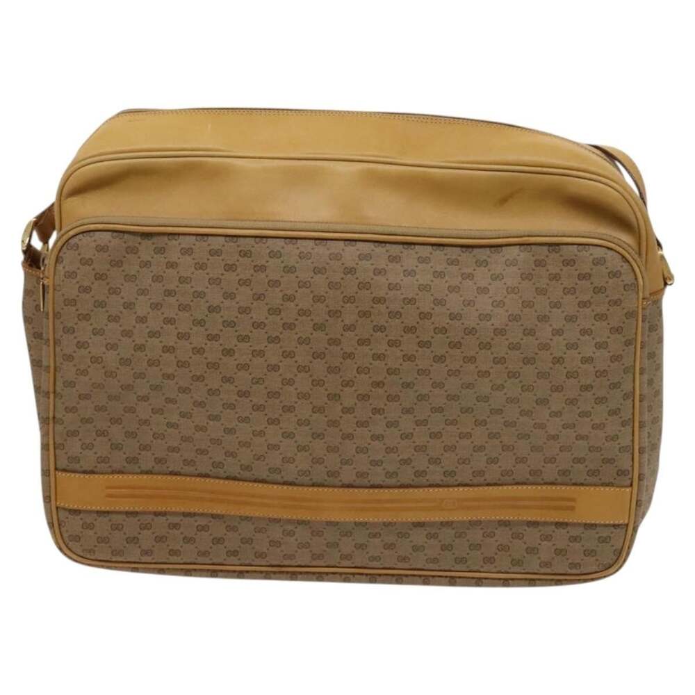 Gucci Micro GG Supreme Shoulder Bag Beige